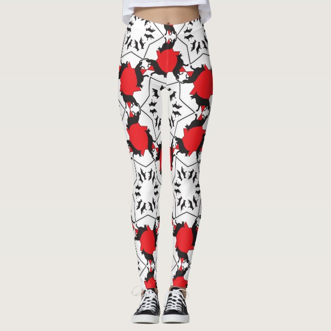 German Shepherds Leggings (Front)