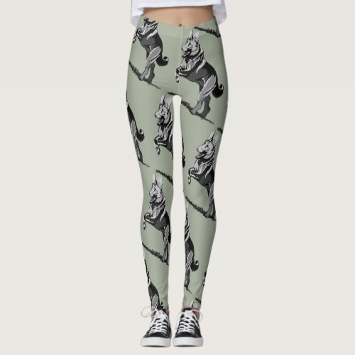 German Shepherds Leggings