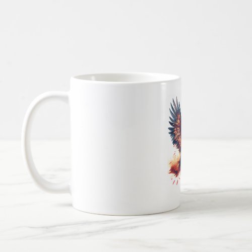 German Shepherds Soaring with Wings Coffee Mug