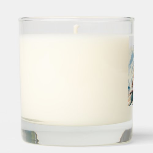 German Shepherds Surfing the Waves Scented Candle