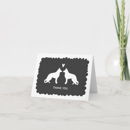 German Shepherds Wedding Thank You