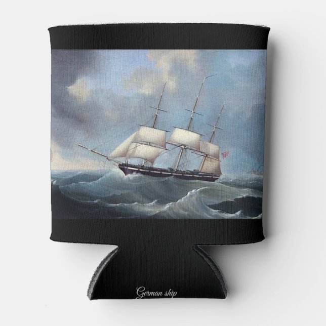 German ship Anne Emilie 1848 Can Cooler (Front)