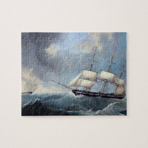 German ship Anne Emilie 1848 Jigsaw Puzzle