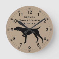 German Short Haired Pointer Dog Silhouette