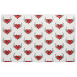 German Short-Haired Pointer Winged Heart Love Dogs Fabric