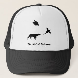German Shorthair Pointer and Falconry Cap