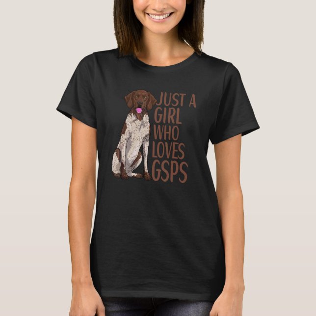 German Shorthair Pointer Apparel Gsp Dog  1 T-Shirt (Front)