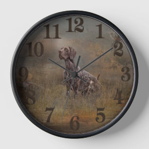 German Shorthair Pointer Clock