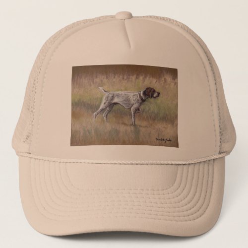 German Shorthair Pointer Dog Art Hat