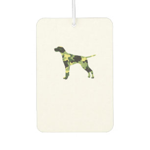 German Shorthair Pointer _ Dog Camouflage Silhouet Air Freshener