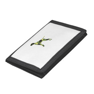 German Shorthair Pointer _ Dog Camouflage Silhouet Tri-fold Wallet