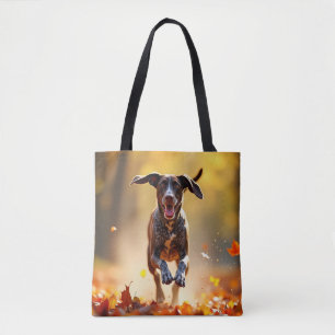 German Shorthair Pointer Elegant Shoulder Tote Bag
