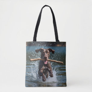 German Shorthair Pointer Elegant Shoulder Tote Bag