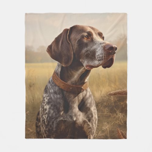 German Shorthair Pointer Fleece Blanket