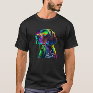German Shorthair Pointer  GSP Dad Mom T-Shirt