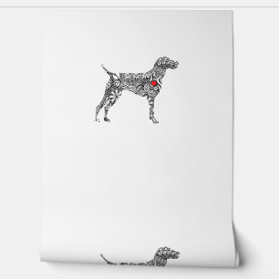 German Shorthair Pointer I GSP Dog Mom I Love Hear Wallpaper