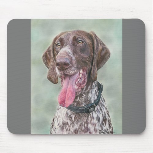 German Shorthair pointer mousepad