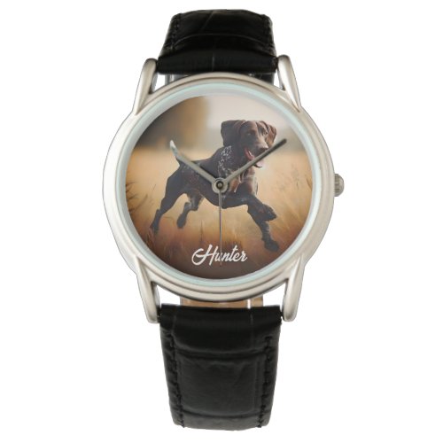 German Shorthair Pointer Running Watch