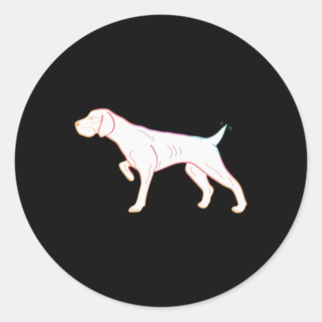 German Shorthair Pointer Sticker  (Front)