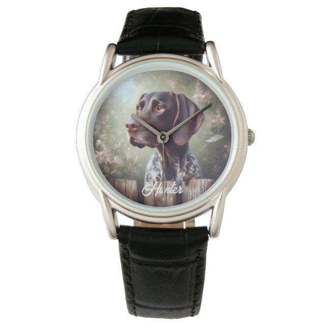 German Shorthair Pointer Waiting Watch (Front)