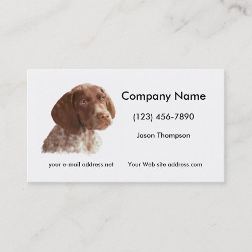 German Shorthair Puppy Business Card