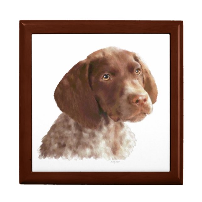 German Shorthair Puppy Keepsake Box (Front)