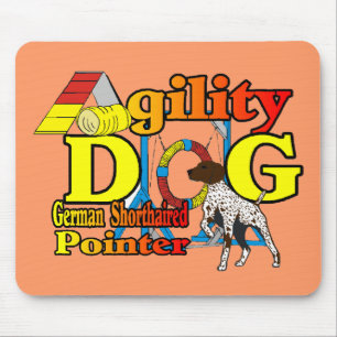 German Shorthaired Pointer Agility Gifts Mouse Pad