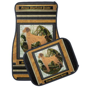 German Shorthaired Pointer Art Car Mat