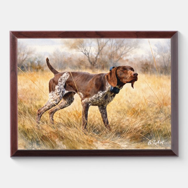  German Shorthaired Pointer  Award Plaque (Horizontal)