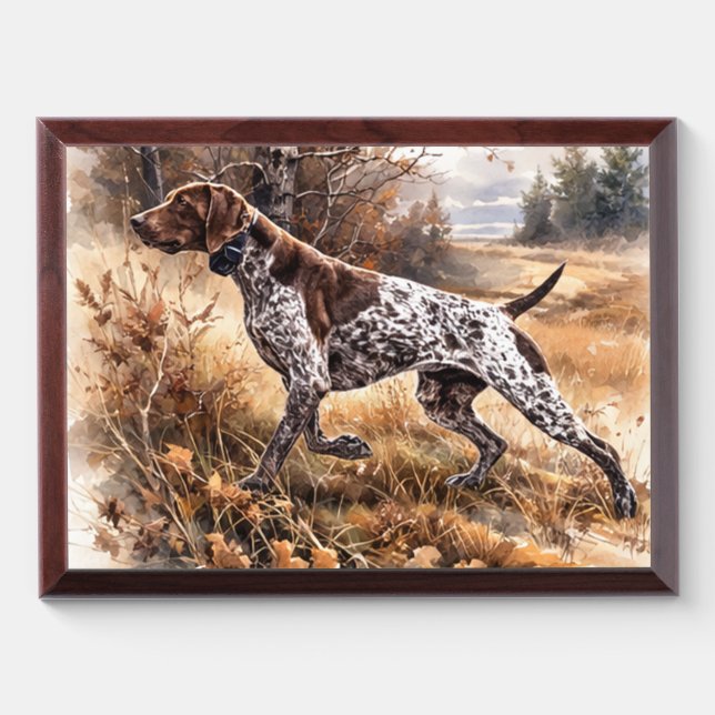  German Shorthaired Pointer  Award Plaque (Horizontal)