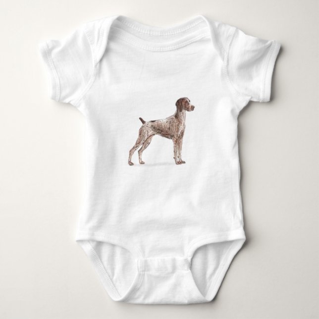 German Shorthaired Pointer Baby Bodysuit (Front)