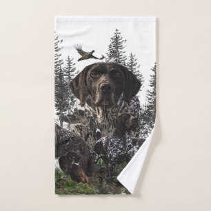 German Shorthaired Pointer Bath Towel Set
