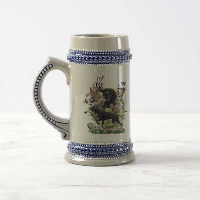 German Shorthaired Pointer    Beer Stein (Left)