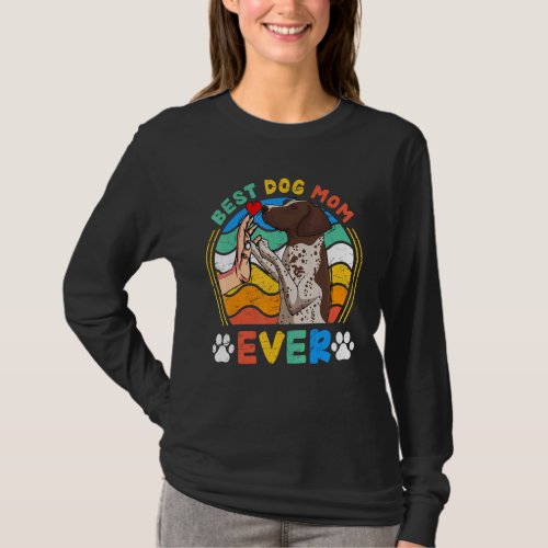 German Shorthaired Pointer Best Dog Mom Ever Dog   T_Shirt