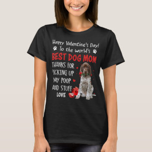 German Shorthaired Pointer Best Dog Mom Valentines T-Shirt