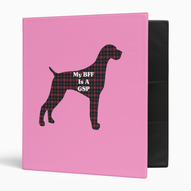 GERMAN SHORTHAIRED POINTER BFF 3 RING BINDER (Front/Inside)