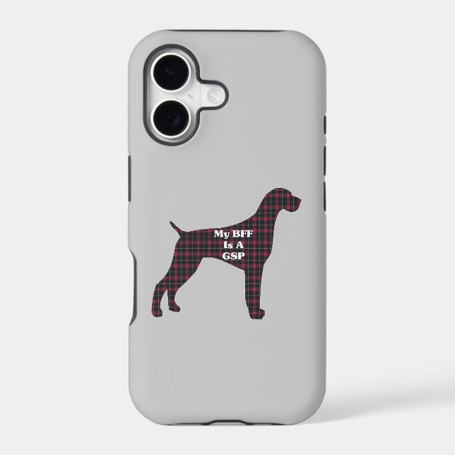 GERMAN SHORTHAIRED POINTER BFF IPHONE CASE (Back)