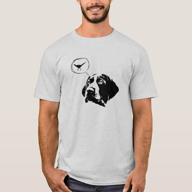 German Shorthaired Pointer "Birds for Brains" Tee (Front)