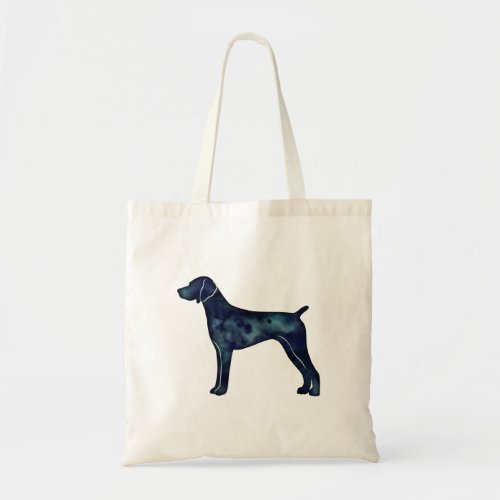 German Shorthaired Pointer Black watercolor Tote Bag