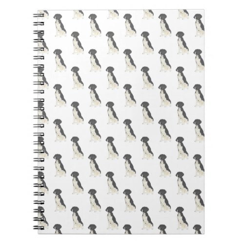 German Shorthaired Pointer Black  White Notebook