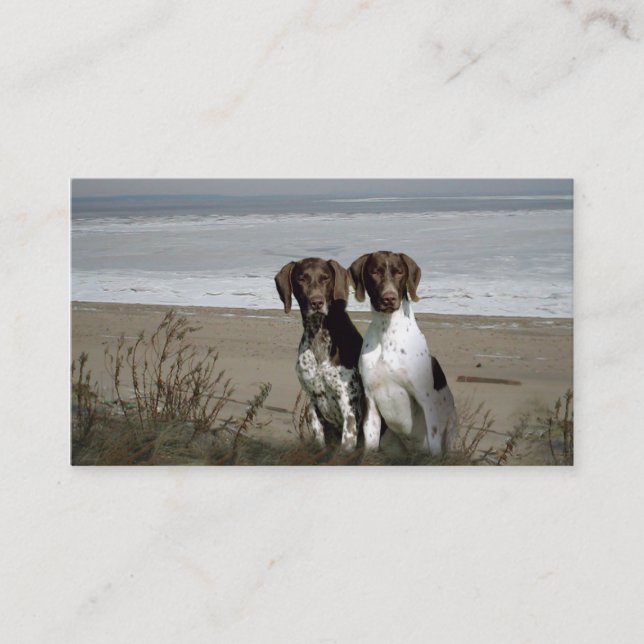 German Shorthaired Pointer Breeder Business Card (Front)