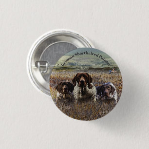 German Shorthaired Pointer Button