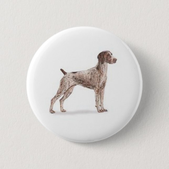 German Shorthaired Pointer Button (Front)