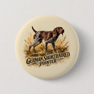 German Shorthaired Pointer Button