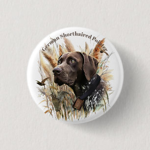 German Shorthaired Pointer  Button