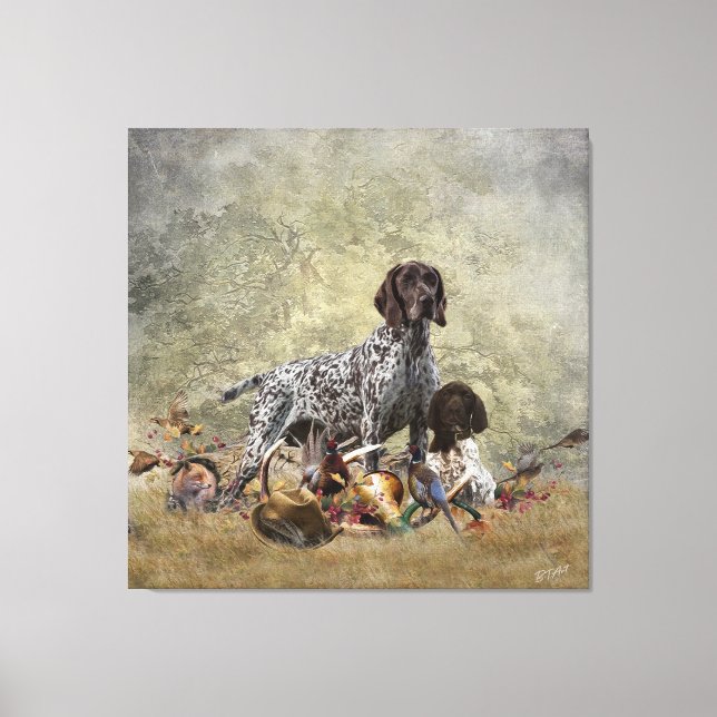 German Shorthaired Pointer   Canvas Print (Front)
