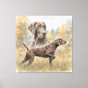 German Shorthaired Pointer Canvas Print
