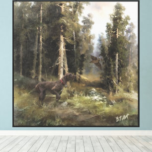 German Shorthaired pointer   Canvas Print