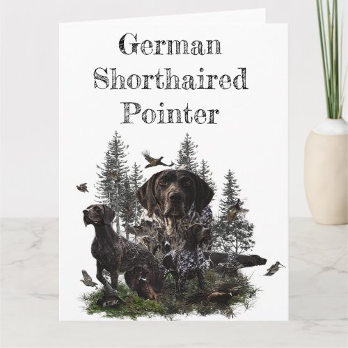 German Shorthaired Pointer      Card