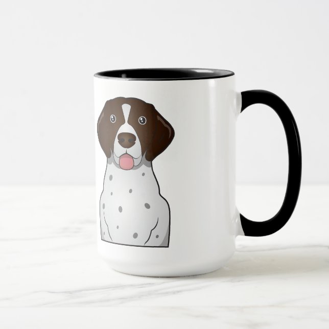 German Shorthaired Pointer Cartoon Mug (Right)